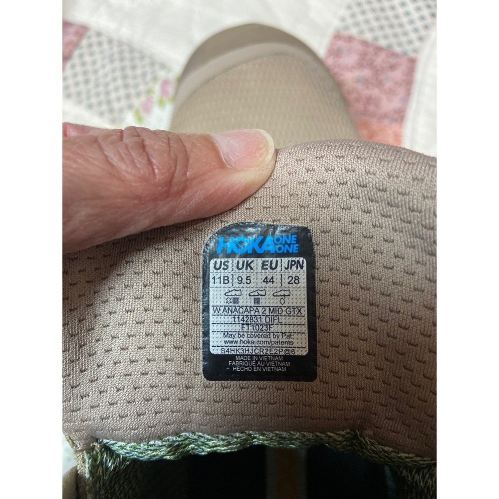 Hoka One One Anacapa 2 Mid GTX Hiking Boots Dune Pink Womens 11 1142831 Gore-Tex - Picture 2 of 11